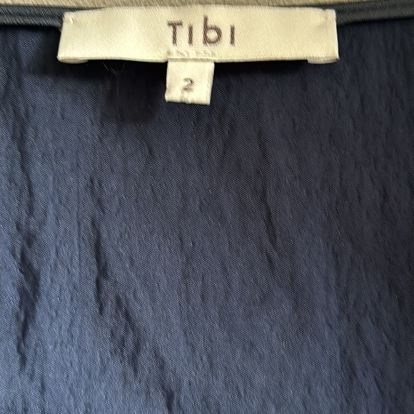 Tibi sz 2 gorgeouss navy tank blouse, great pre owned condition - Picture 6 of 8